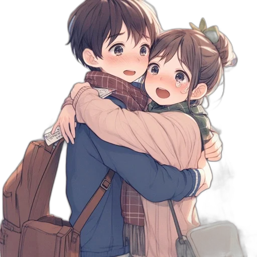 anime, watercolor, cartoon, concept art transparent PNG cut-out
