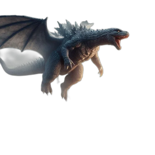 dragon, creature, animal, staff transparent PNG cut-out