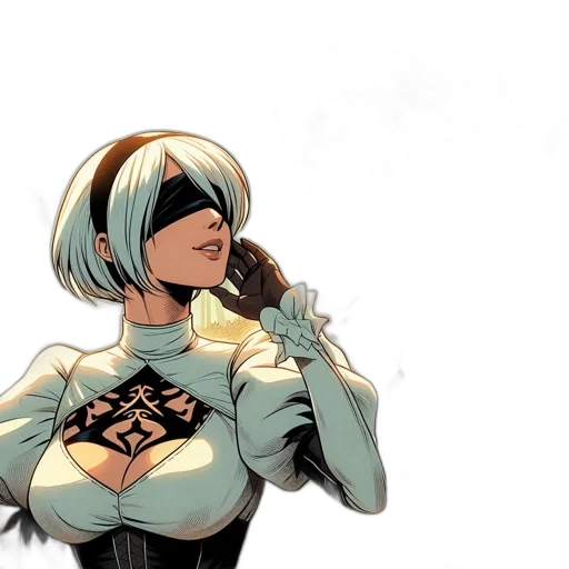 robot, comic book art, concept art, cyberpunk transparent PNG cut-out