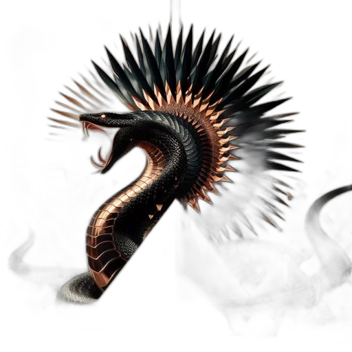 dragon, creature, hair, animal transparent PNG cut-out