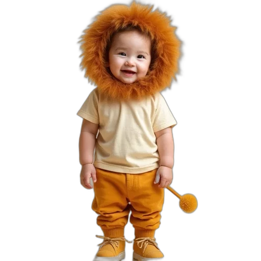 animal, creature, hat, jacket transparent PNG cut-out