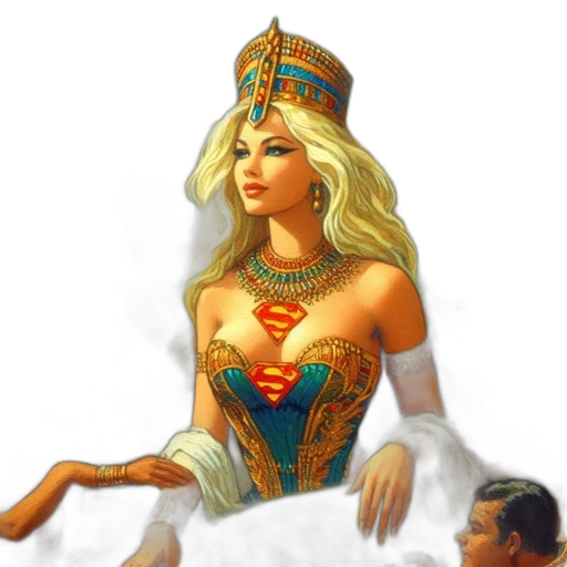 crown, jewelry, dress, fantasy art transparent PNG cut-out