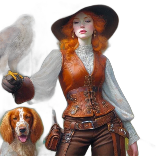 fantasy art, concept art, photorealistic, comic book art transparent PNG cut-out