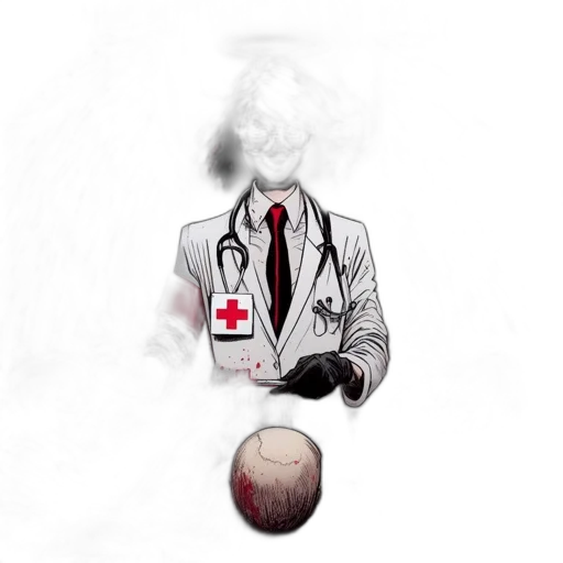 jacket, mask, robot, staff transparent PNG cut-out