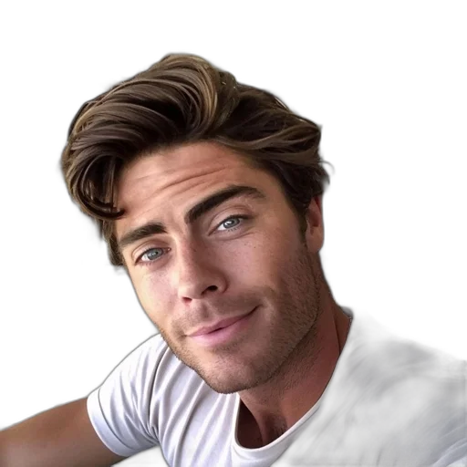 hair, face, staff, photorealistic transparent PNG cut-out