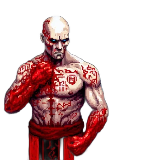 pixel art, comic book art, concept art, cyberpunk transparent PNG cut-out