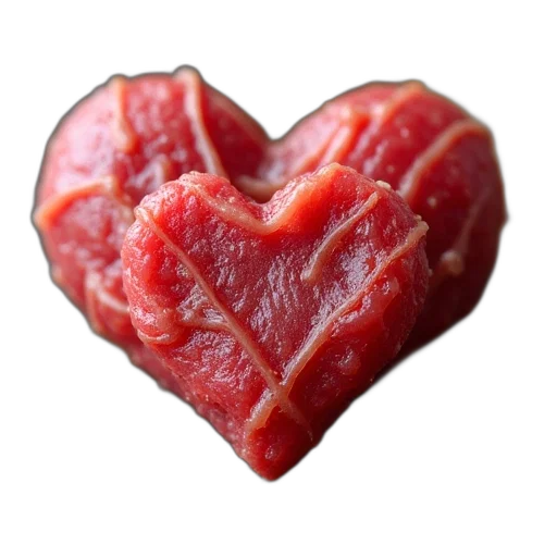 food, animal, photorealistic, red transparent PNG cut-out