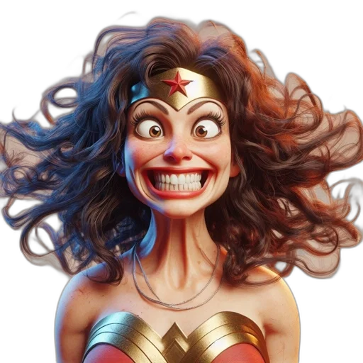 face, comic book art, photorealistic, concept art transparent PNG cut-out