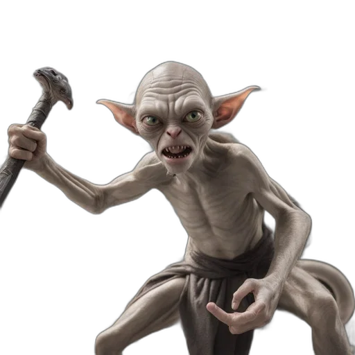 staff, creature, animal, face transparent PNG cut-out