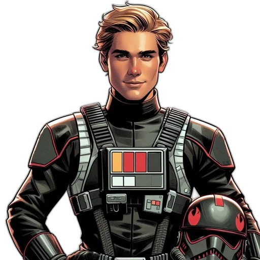 comic book art, concept art, pixel art, male transparent PNG cut-out