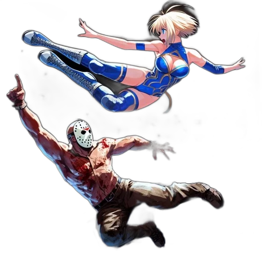 concept art, comic book art, pixel art, anime transparent PNG cut-out