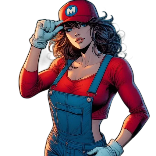 hat, comic book art, concept art, cartoon transparent PNG cut-out
