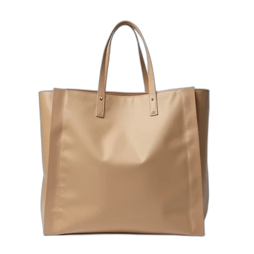 earth tones, large, shopping, bag transparent PNG cut-out