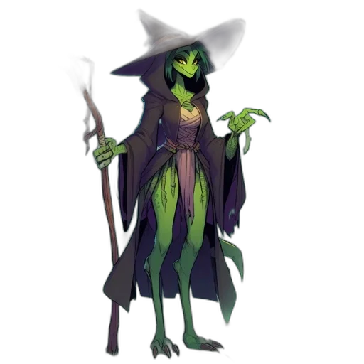 staff, creature, concept art, fantasy art transparent PNG cut-out