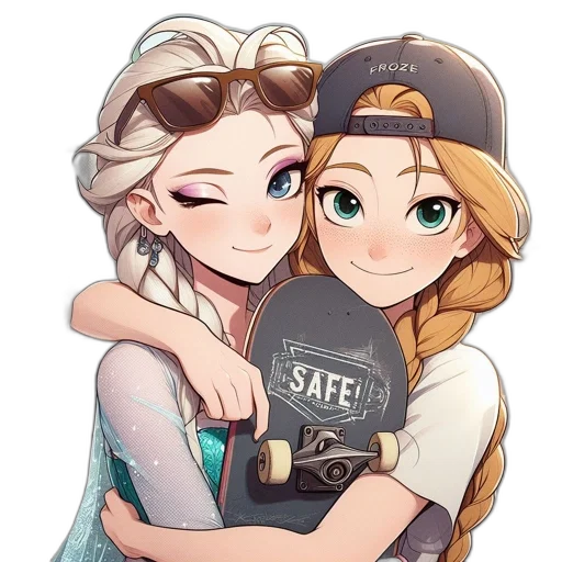 staff, anime, cartoon, watercolor transparent PNG cut-out
