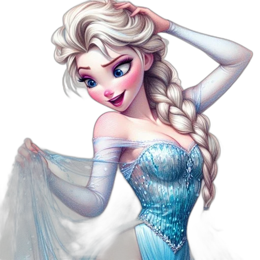 dress, crown, fantasy art, concept art transparent PNG cut-out