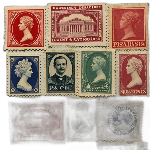 old, stamps, photograph, richard transparent PNG cut-out
