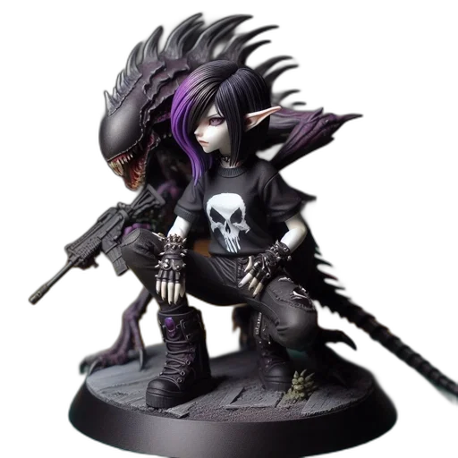 weapon, concept art, fantasy art, 3d render transparent PNG cut-out