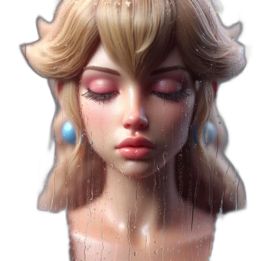 face, crown, mask, hair transparent PNG cut-out