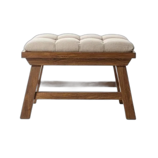 furniture, rustic, wooden, stool transparent PNG cut-out