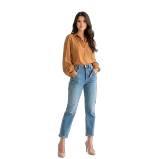 jacket, earth tones, golden, pastel transparent PNG cut-out