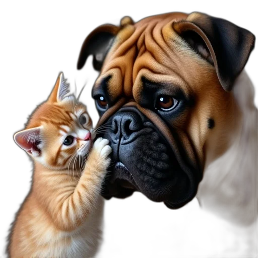 animal, photorealistic, oil painting, 3d render transparent PNG cut-out