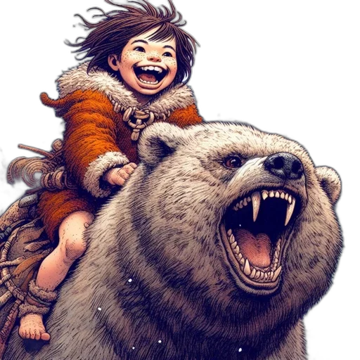 animal, fantasy art, concept art, comic book art transparent PNG cut-out