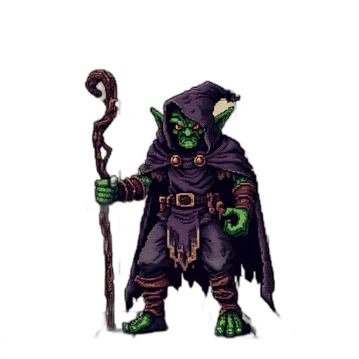 staff, creature, fantasy art, concept art transparent PNG cut-out