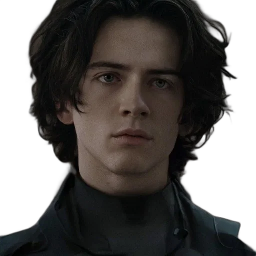 face, hair, jacket, robot transparent PNG cut-out
