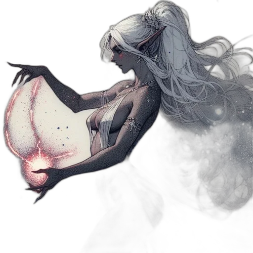 creature, dragon, mask, hair transparent PNG cut-out