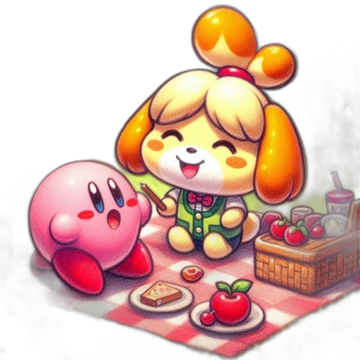 food, animal, pixel art, concept art transparent PNG cut-out