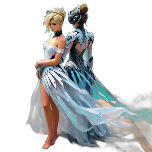 dress, concept art, fantasy art, pixel art transparent PNG cut-out