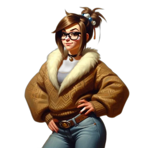 jacket, staff, concept art, pixel art transparent PNG cut-out
