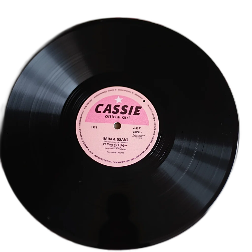 vinyl, record, label, reads transparent PNG cut-out