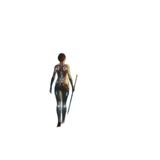 staff, sword, weapon, robot transparent PNG cut-out
