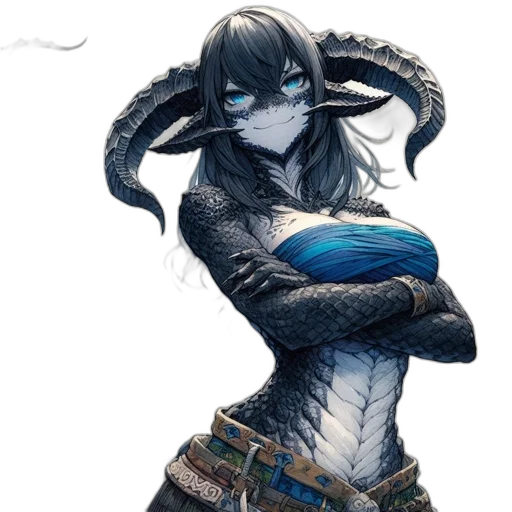 mask, dress, dragon, staff transparent PNG cut-out