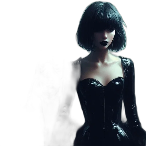dress, jacket, photorealistic, 3d render transparent PNG cut-out