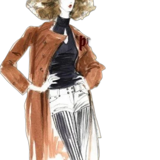 jacket, dress, staff, concept art transparent PNG cut-out