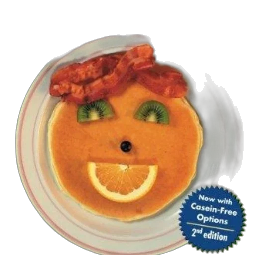 food, face, mask, photorealistic transparent PNG cut-out