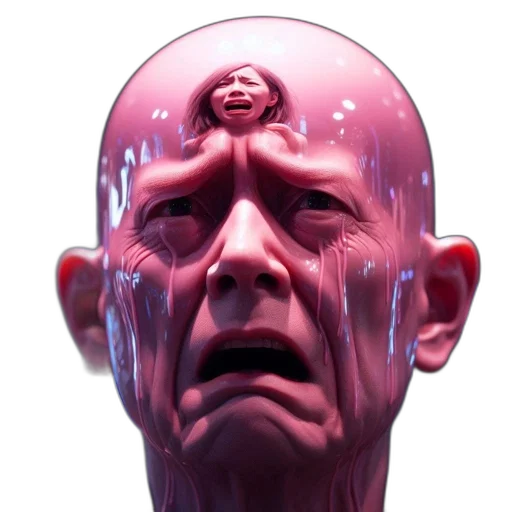 face, mask, creature, robot transparent PNG cut-out