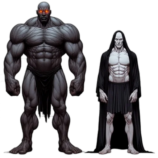 concept art, comic book art, fantasy art, dark transparent PNG cut-out
