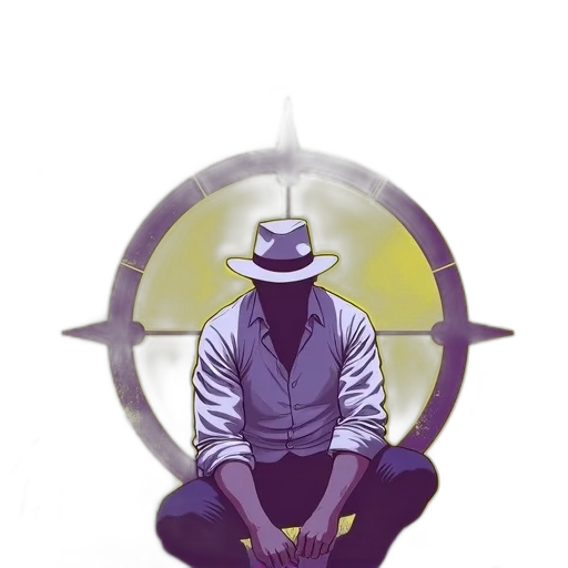 staff, hat, jacket, umbrella transparent PNG cut-out