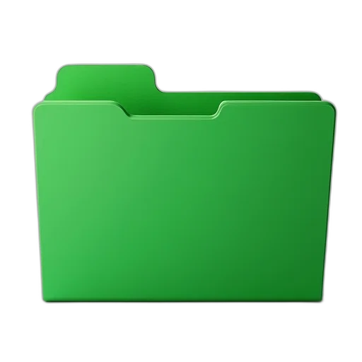 furniture, 3d render, photorealistic, green transparent PNG cut-out