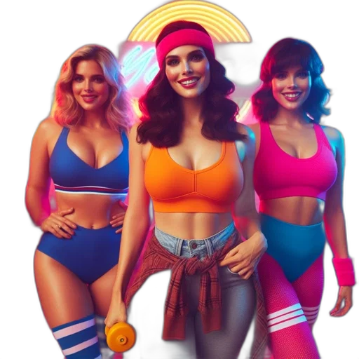 concept art, pixel art, comic book art, neon lights transparent PNG cut-out