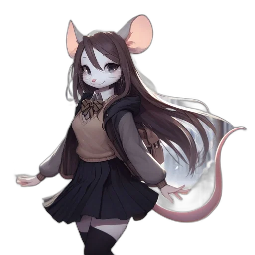 animal, creature, staff, jacket transparent PNG cut-out