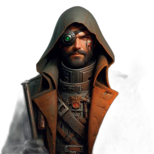 jacket, staff, mask, face transparent PNG cut-out