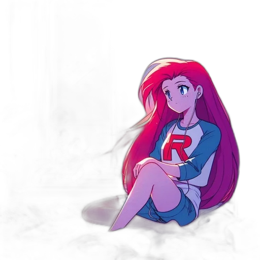 dress, hair, jacket, creature transparent PNG cut-out