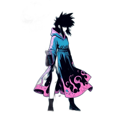 staff, jacket, sword, dress transparent PNG cut-out