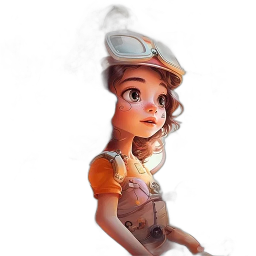 staff, robot, face, hat transparent PNG cut-out