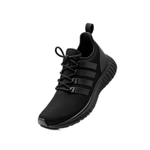 shoes, 3d render, dark, close-up transparent PNG cut-out